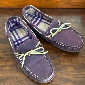 L.L. Bean Women's Leather Slippers, Size 8